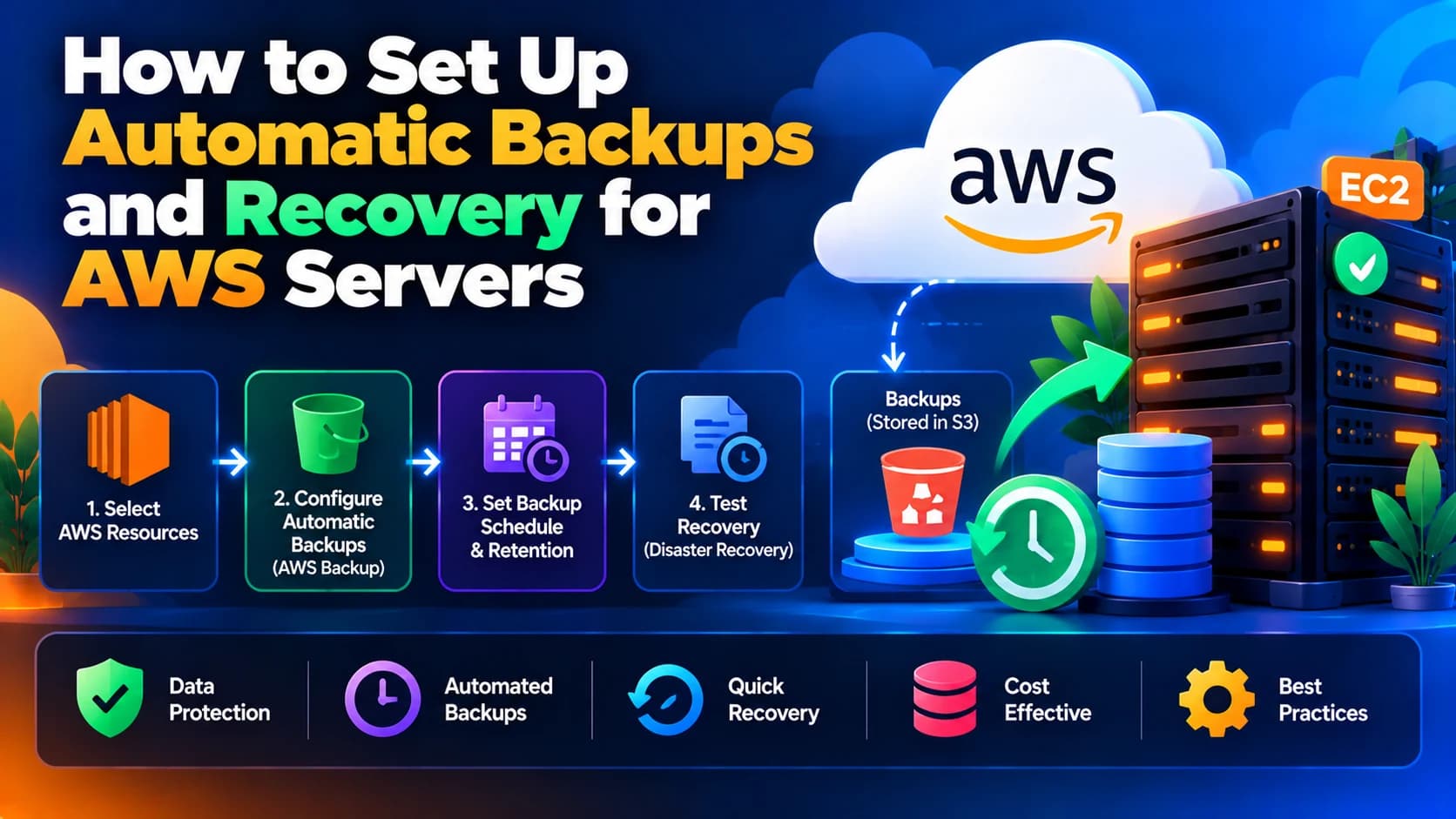 How to Set Up Automatic Backups and Recovery for AWS Servers