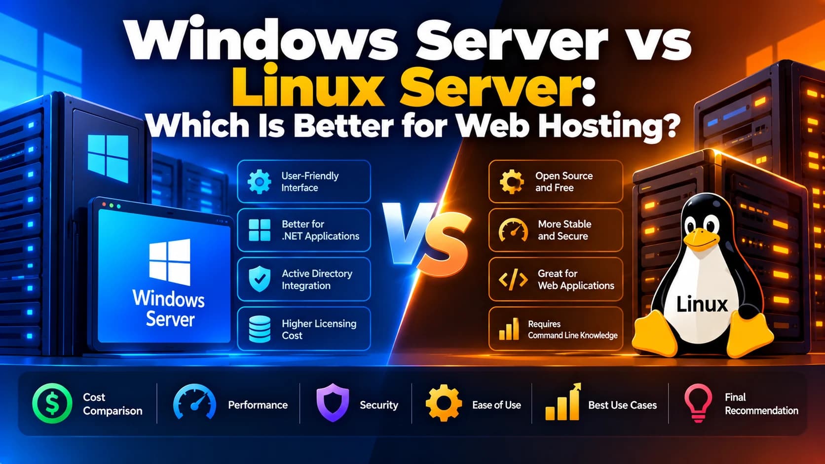 Windows Server vs Linux Server: Which Is Better for Web Hosting?