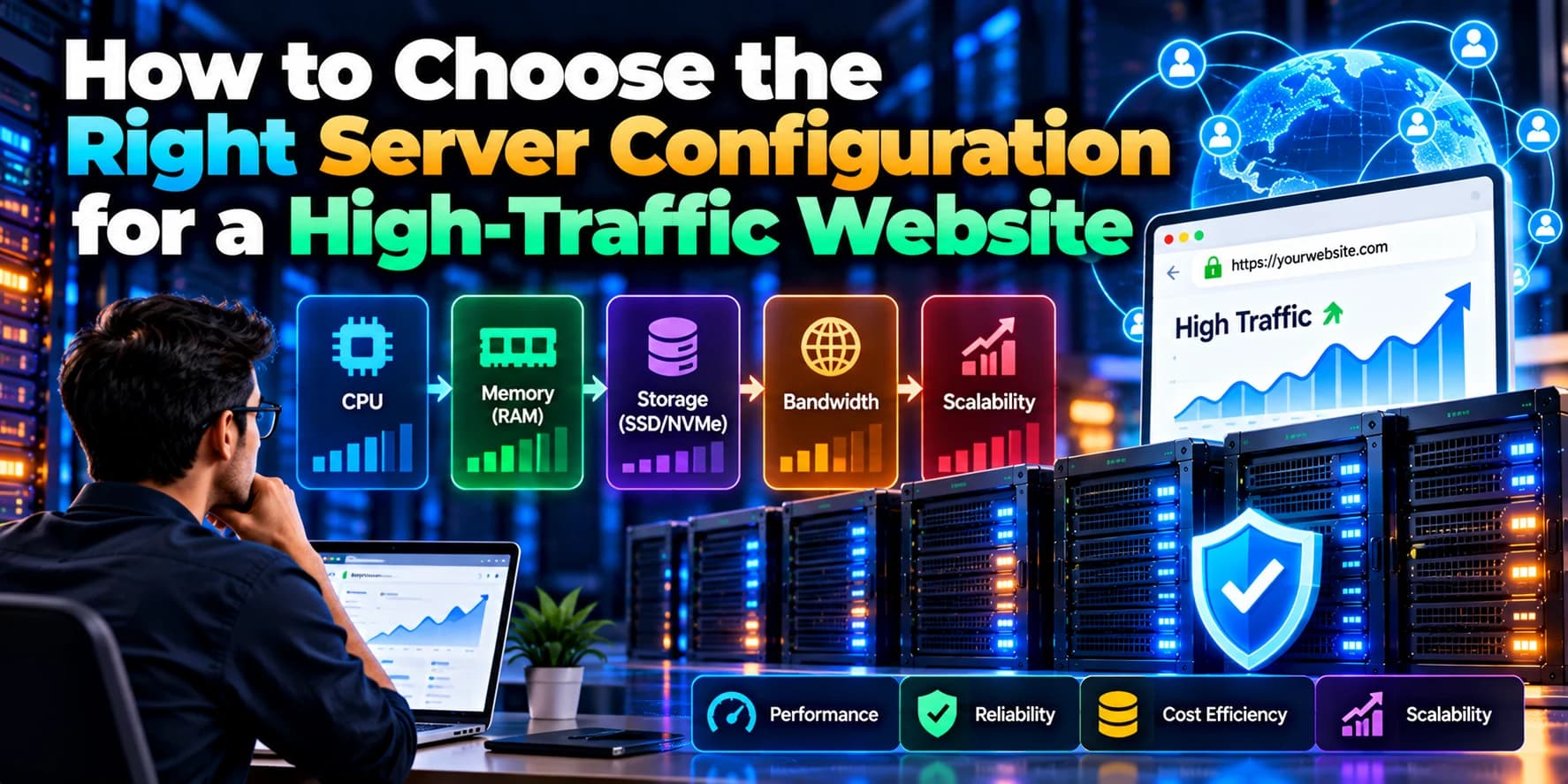 How to Choose the Right Server Configuration for a High-Traffic Website